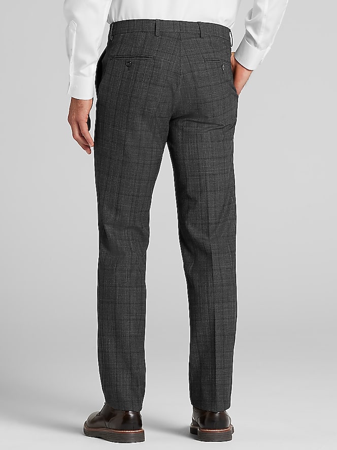 JOE Joseph Abboud Slim Fit Windowpane Suit Pants