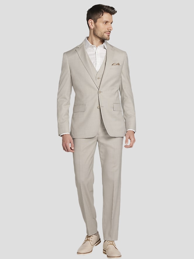 JOE Joseph Abboud Slim Fit Wool Blend 3-Piece Suit