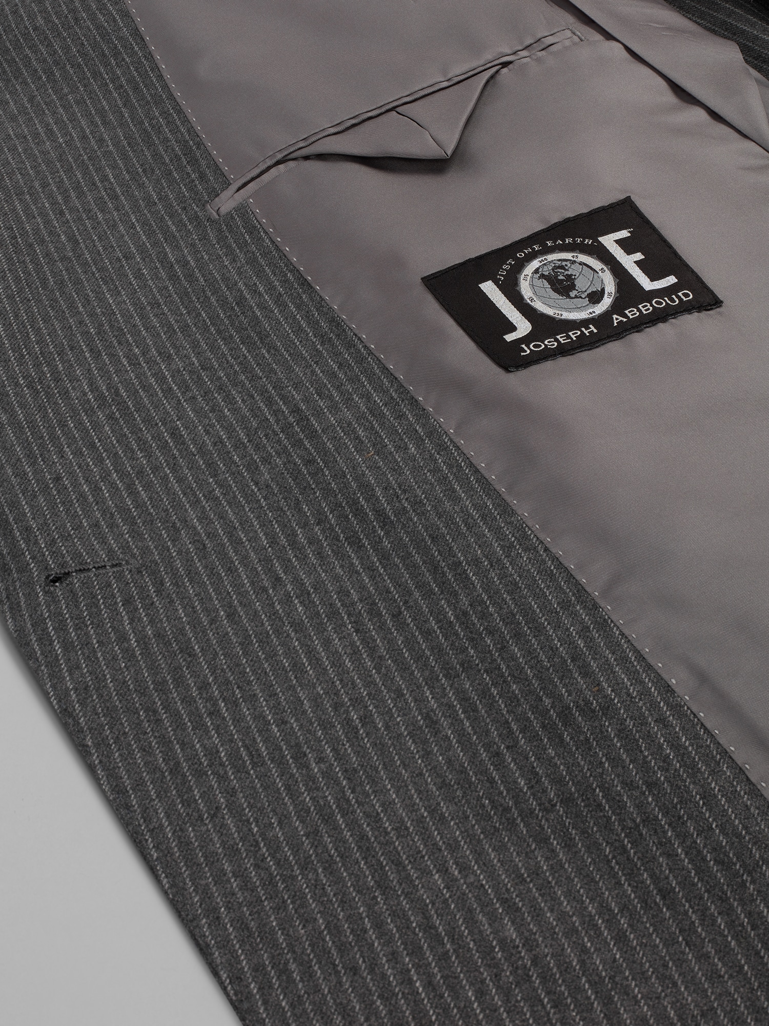 Slim Fit Stripe Suit Jacket