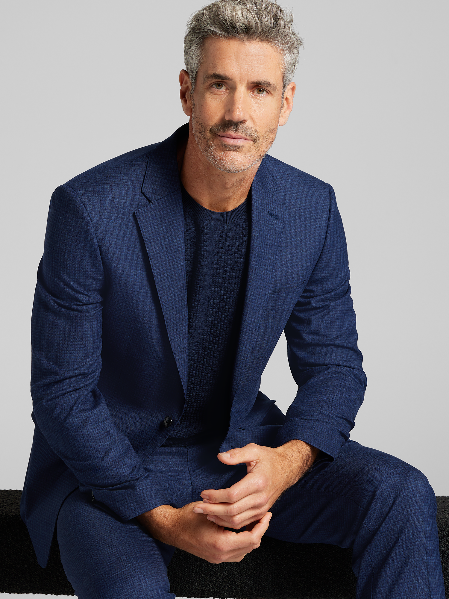 Classic Fit Check Suit Jacket