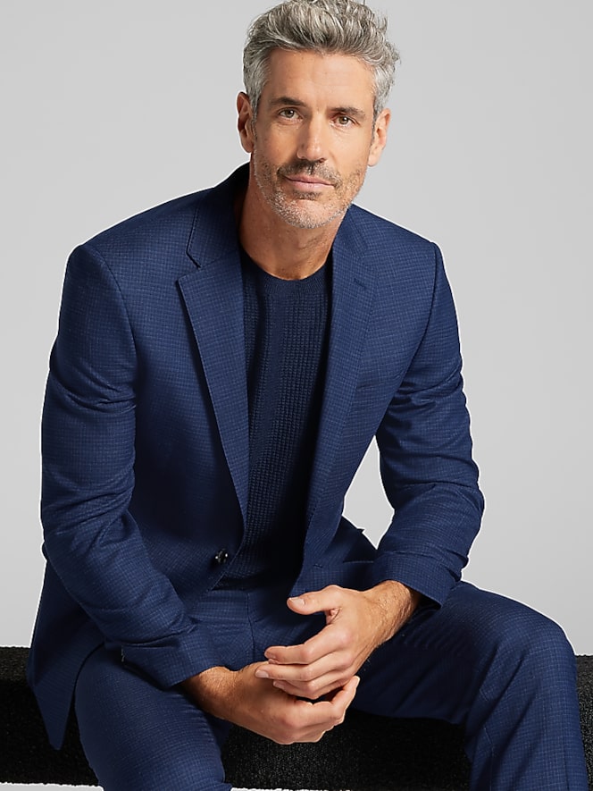 Joseph Abboud Classic Fit Check Suit Jacket