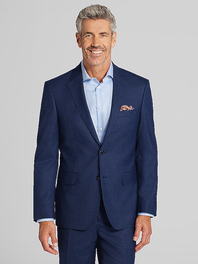 Joseph Abboud Classic Fit Check Suit Jacket