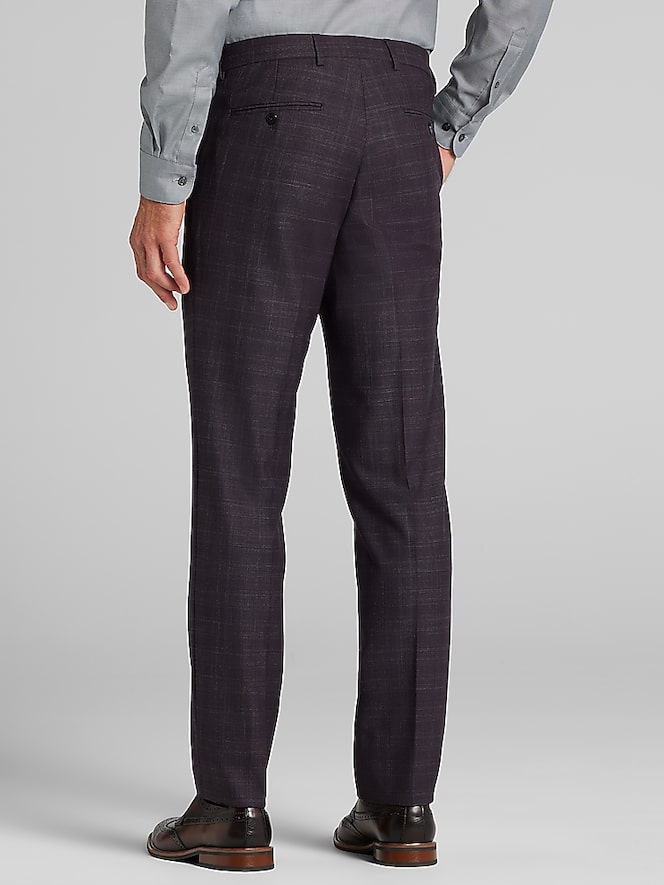 JOE Joseph Abboud Slim Fit Plaid Suit Separates Pants