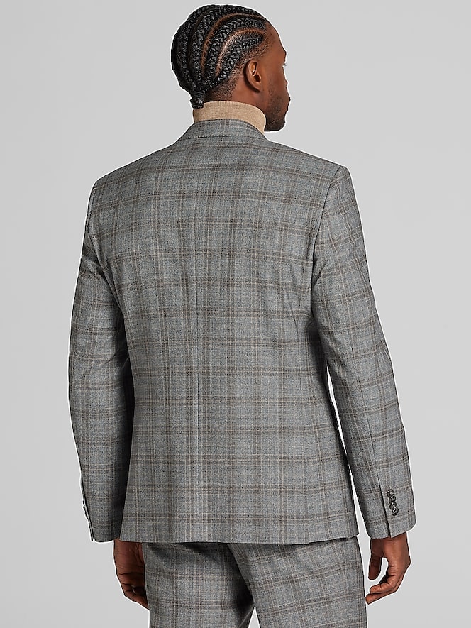 Joseph Abboud Classic Fit Plaid Suit