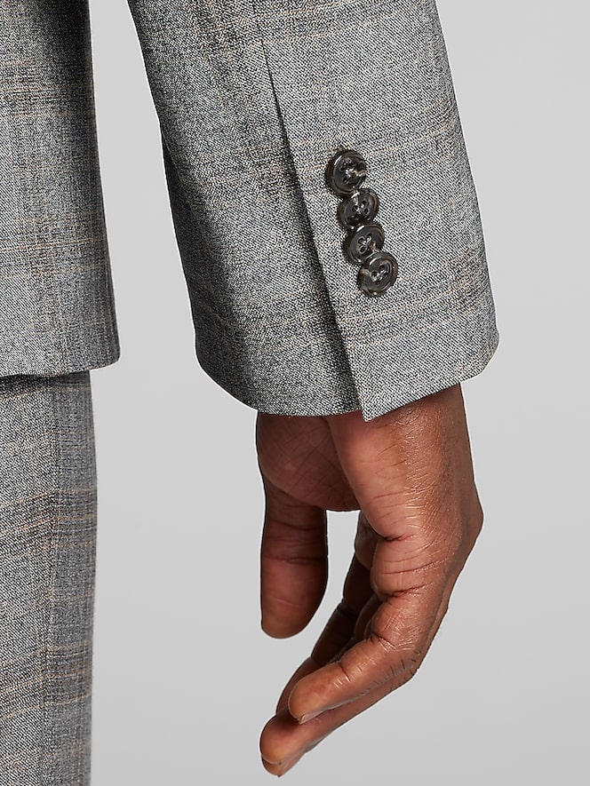Joseph Abboud Classic Fit Plaid Suit