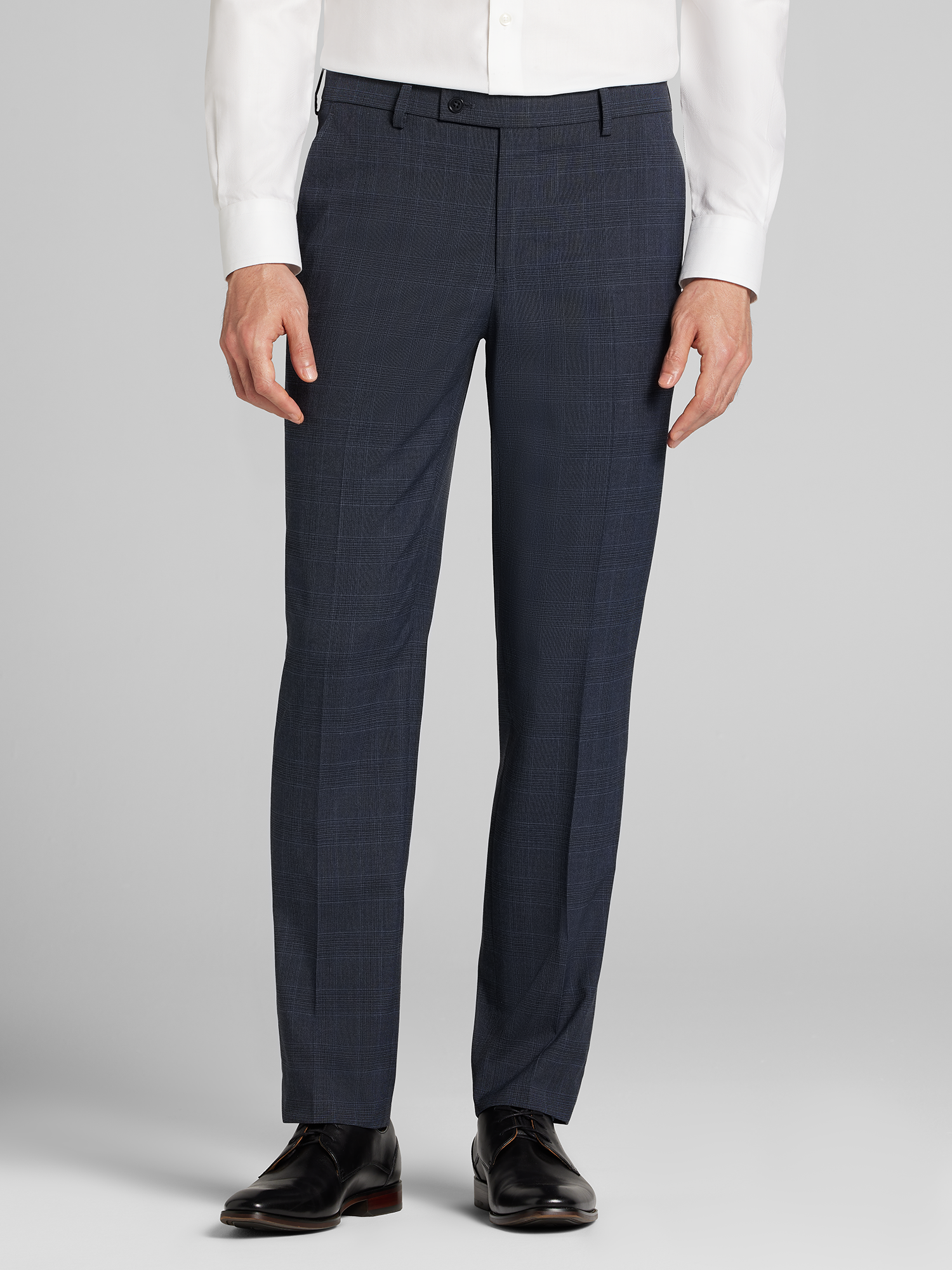 Slim Fit Plaid Suit