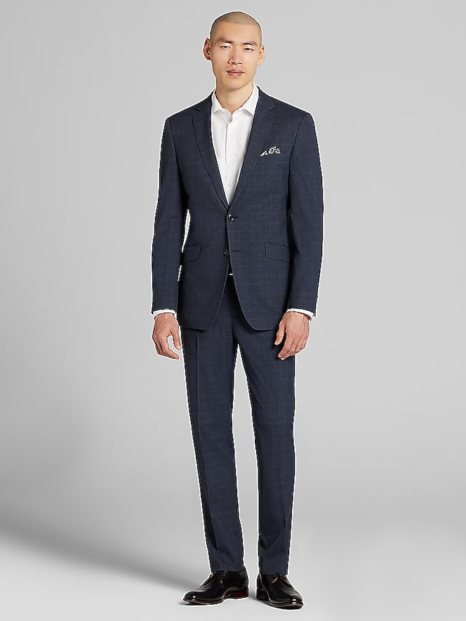 Wilke-Rodriguez Slim Fit Plaid Suit