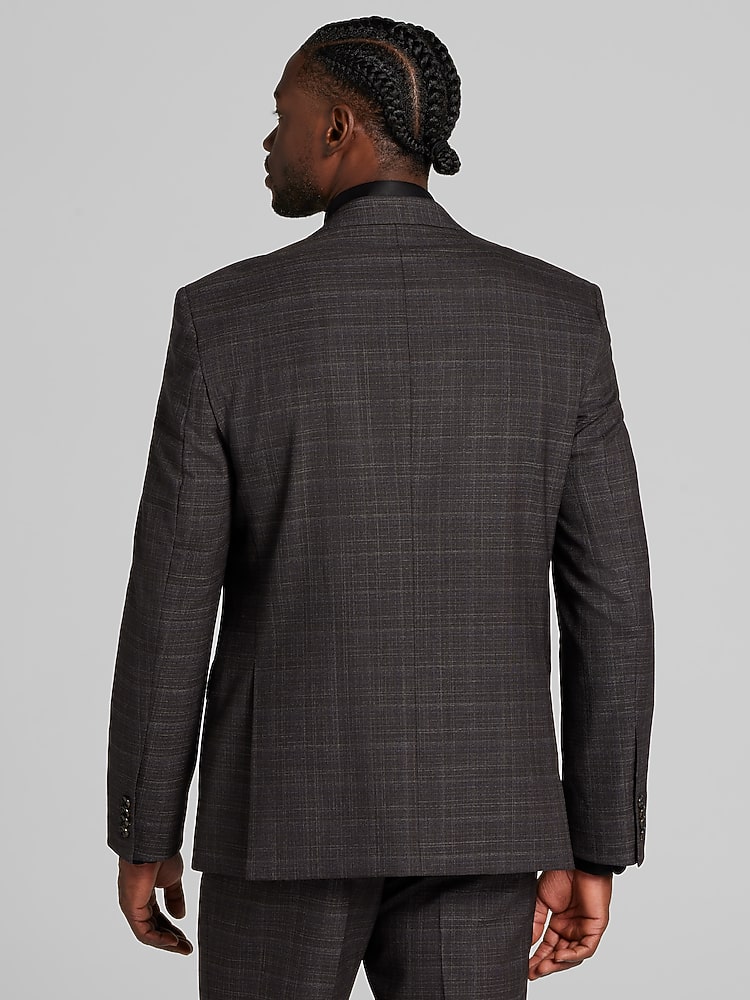 Joseph Abboud Classic Fit Suit Jacket, Brown Check | Men's Wearhouse