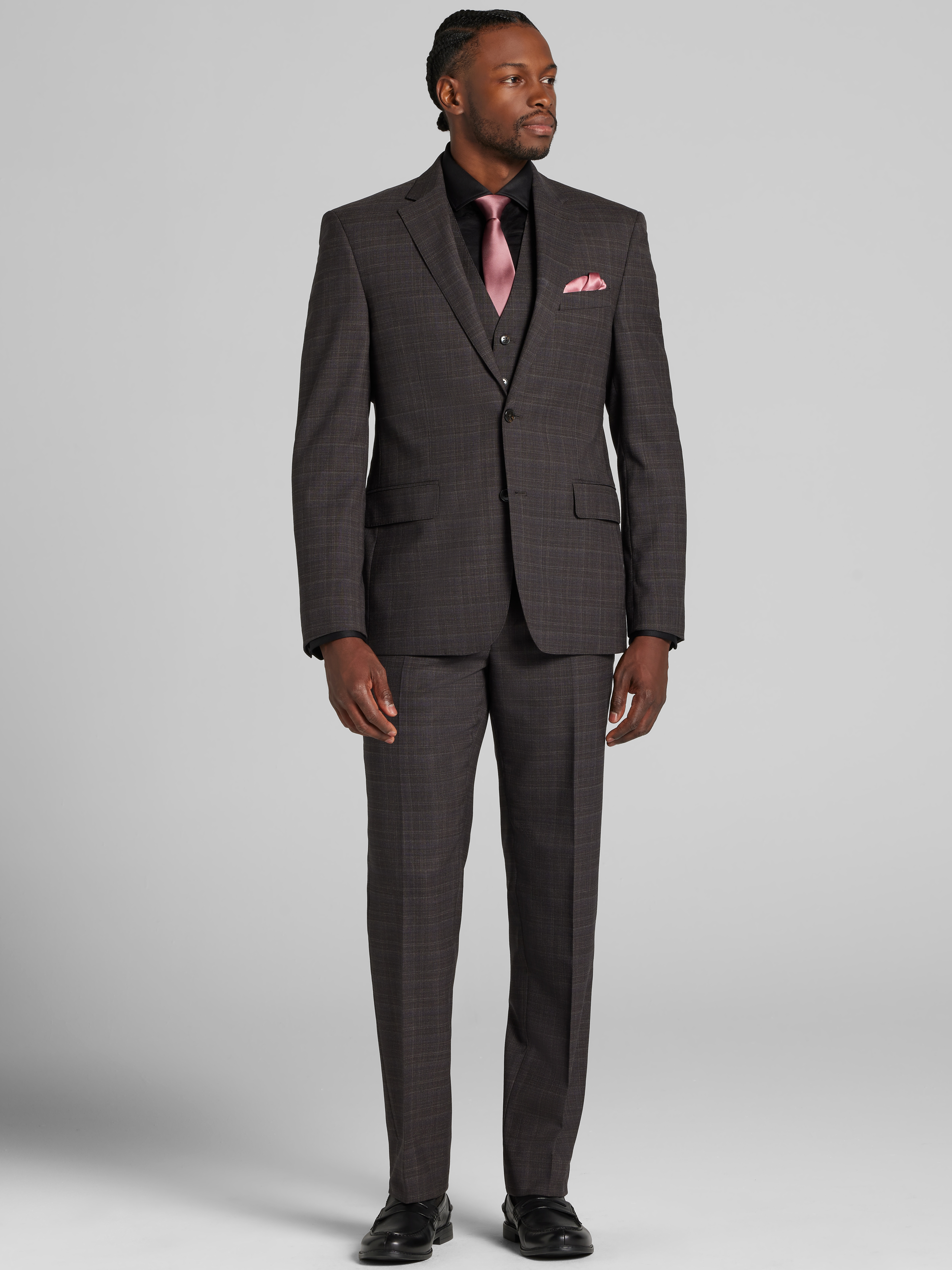 Classic Fit Check Suit Jacket