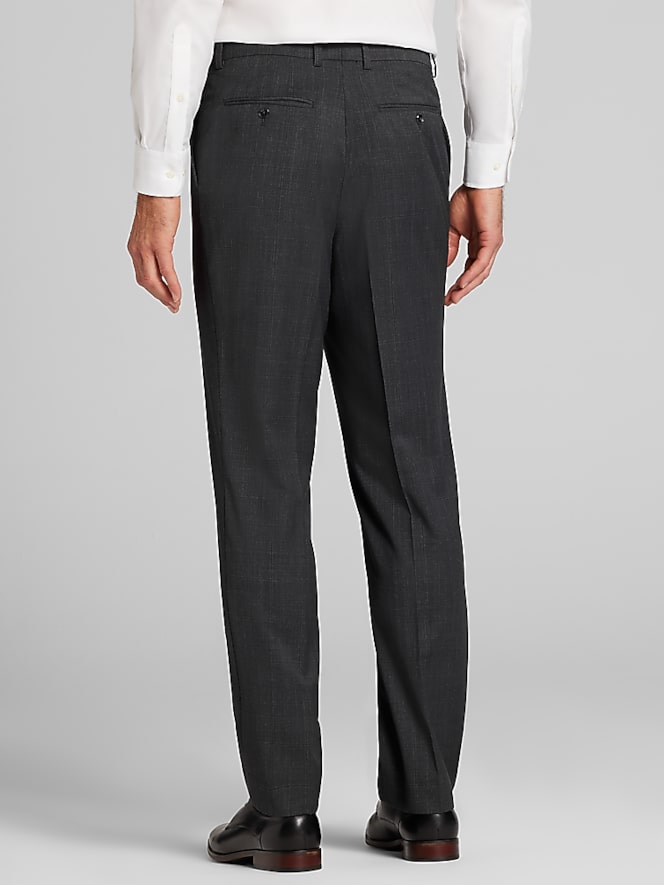 Joseph Abboud Classic Fit Premium Wool Blend Check Suit