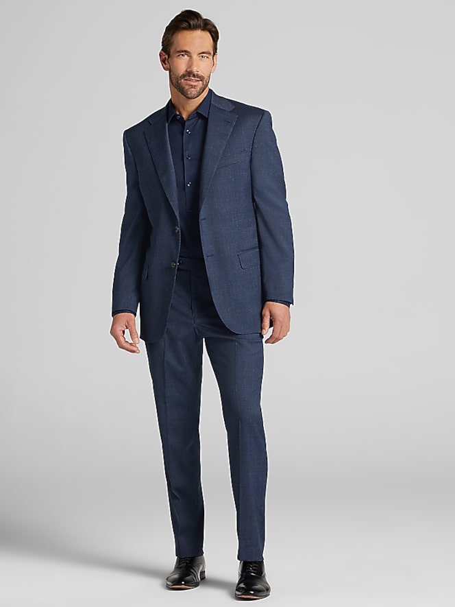Joseph Abboud Modern Fit Plaid Suit