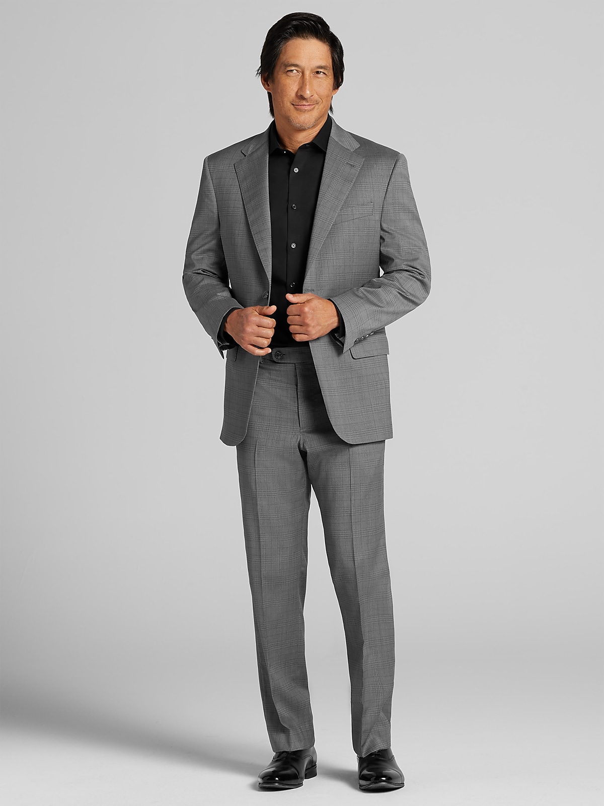 Joseph Abboud American Bespoke Modern Fit Premium Wool Suit, Light