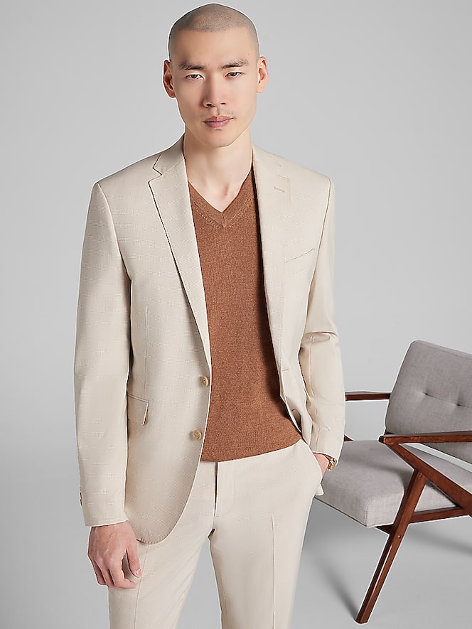 Wilke-Rodriguez Slim Fit Plaid Suit