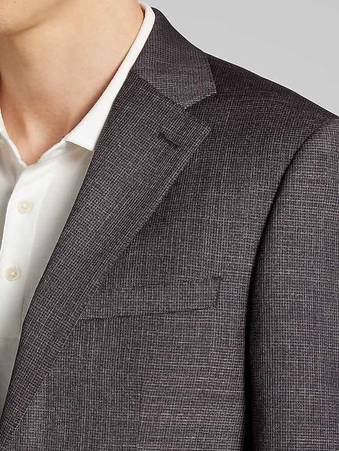 Calvin Klein Slim Fit Grid Suit