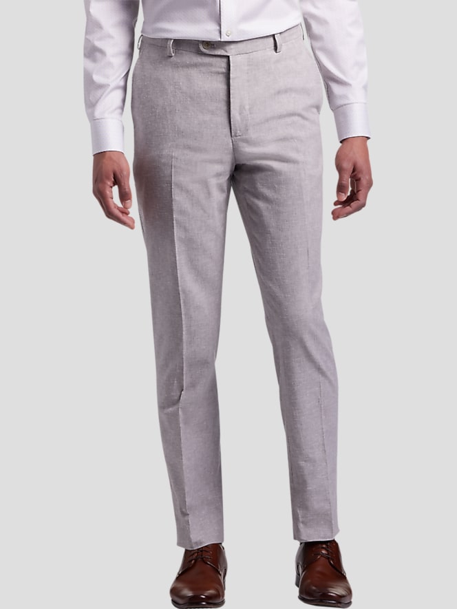 JOE Joseph Abboud Slim Fit Linen Blend 3-Piece Suit