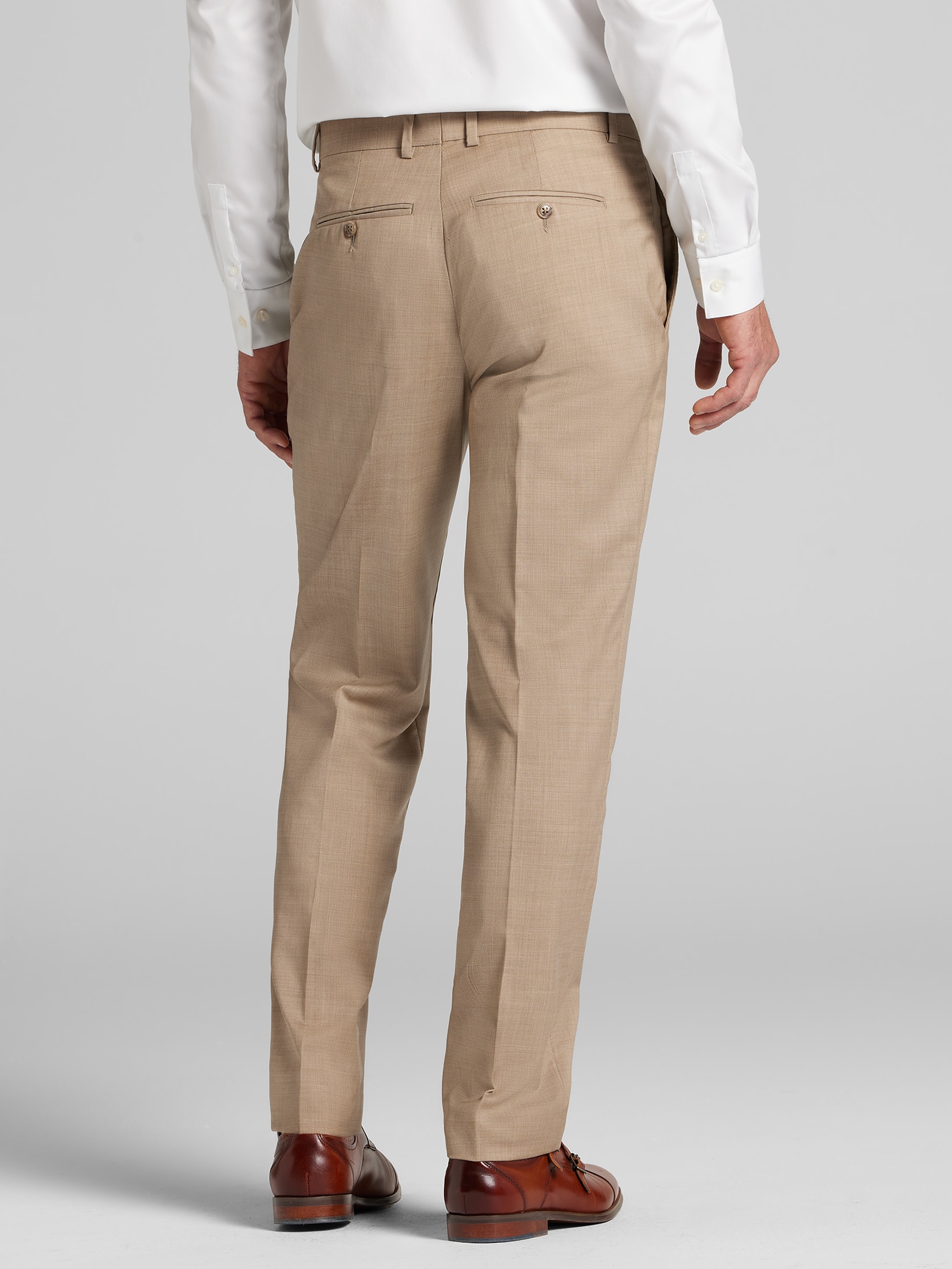 Moden Fit Solid Suit Pants