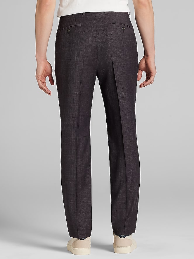Calvin Klein Slim Fit Grid Suit Pants