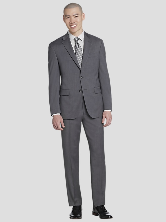 Big & Tall CHILLFLEX Modern Fit Premium Wool Blend Men's Suit Jacket