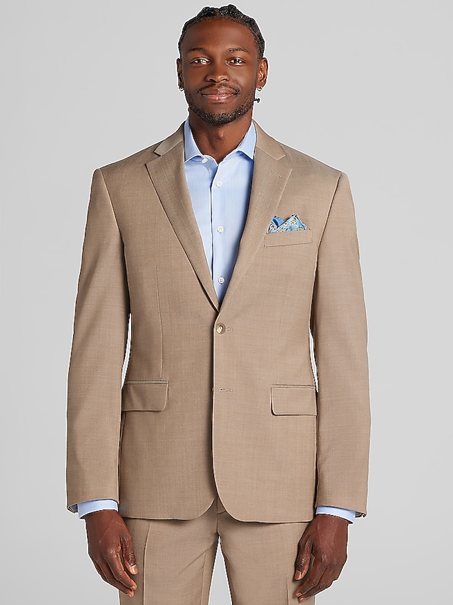 CHILLFLEX Modern Fit Premium Wool Blend Men's Suit Jacket