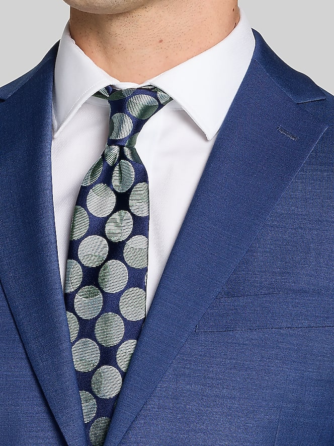 Awearness Kenneth Cole CHILLFLEX Modern Fit Premium Wool Blend Suit Jacket, Blue/Postman - Image 2 of 8