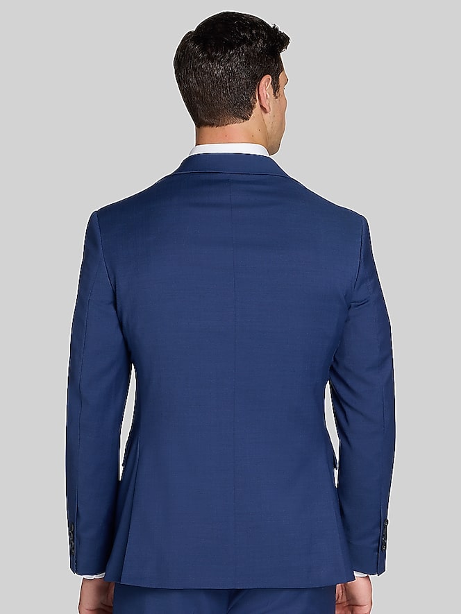 Awearness Kenneth Cole CHILLFLEX Modern Fit Premium Wool Blend Suit Jacket, Blue/Postman - Image 3 of 8