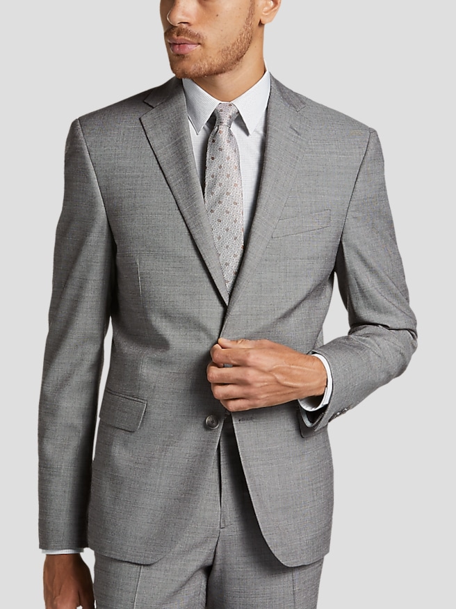 CHILLFLEX Modern Fit Premium Wool Blend Men's Suit Jacket