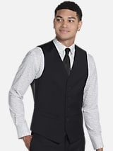 Awearness Kenneth Cole CHILLFLEX Modern Fit Premium Wool Blend Suit Vest