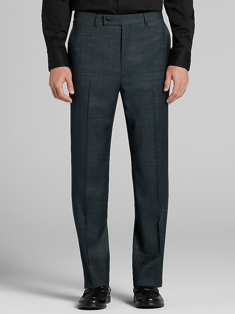 cheap slim fit dress pants Blue Performance Slim Fit Suit Pants main image 0
