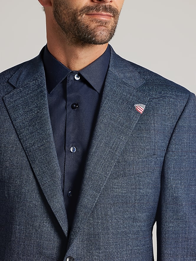 Joseph Abboud Modern Fit Plaid Suit Jacket