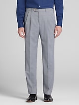 Joseph Abboud Modern Fit Plaid Suit Pants