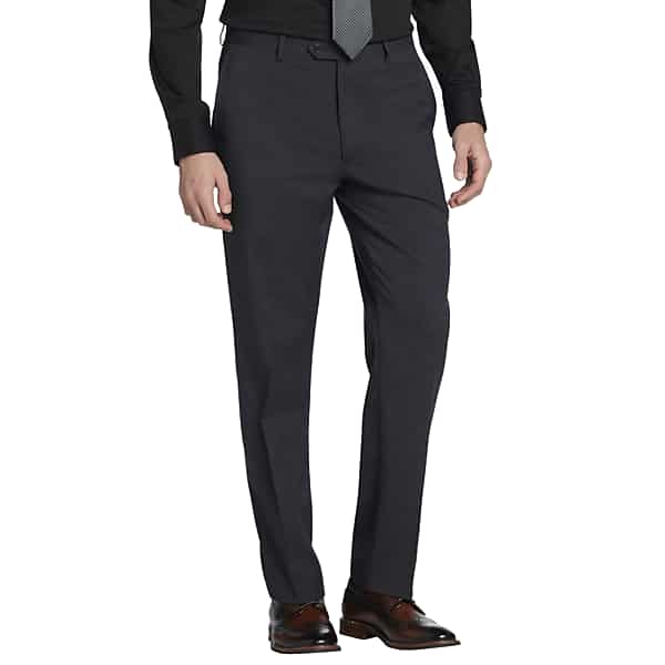 Pronto Uomo Platinum Men's Classic Fit Premium Wool Blend Suit Pants Charcoal Gray - Size: 36W x 34L - Only Available at Men's Wearhouse