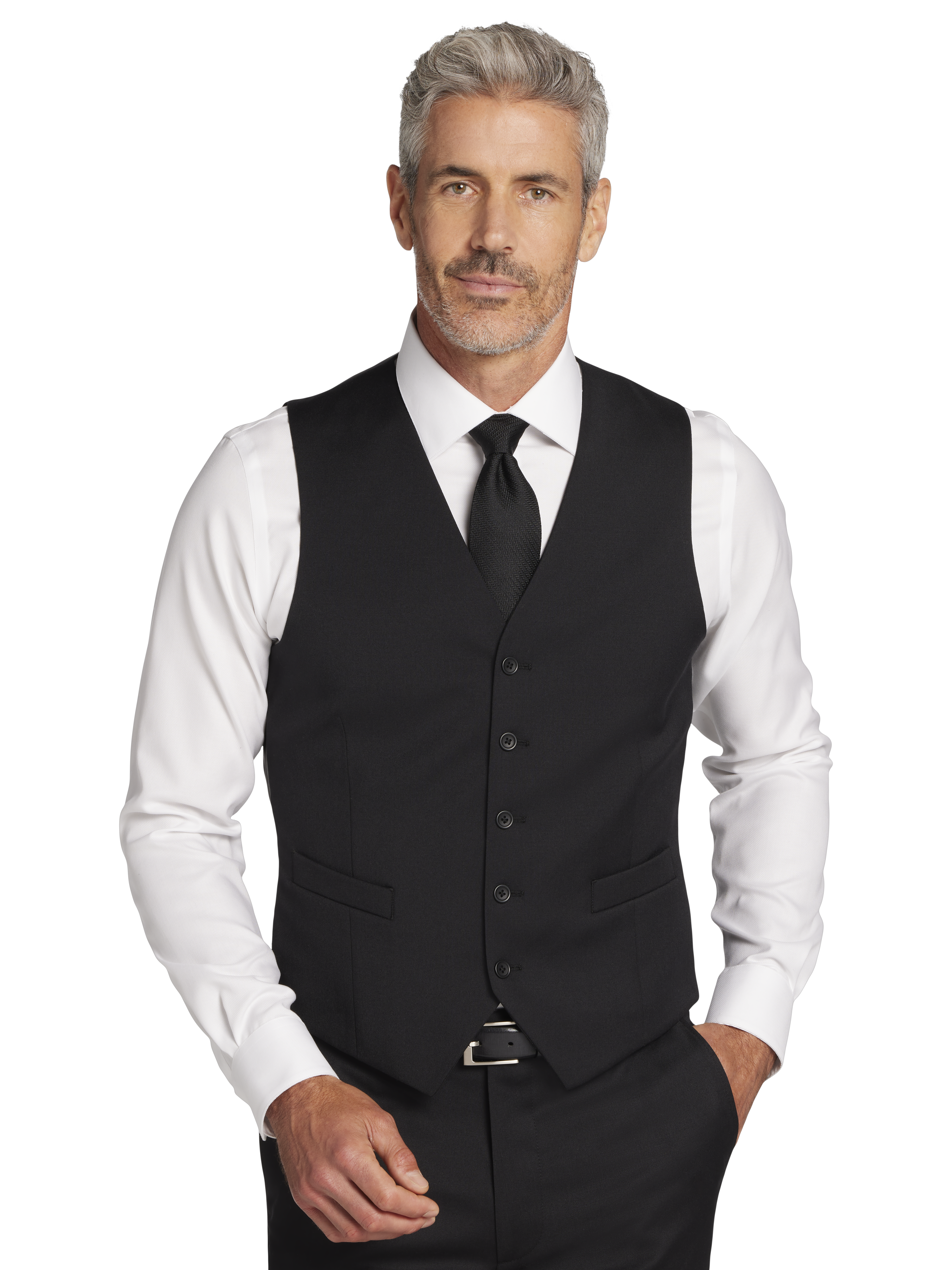 Classic Fit Wool Blend Suit Vest