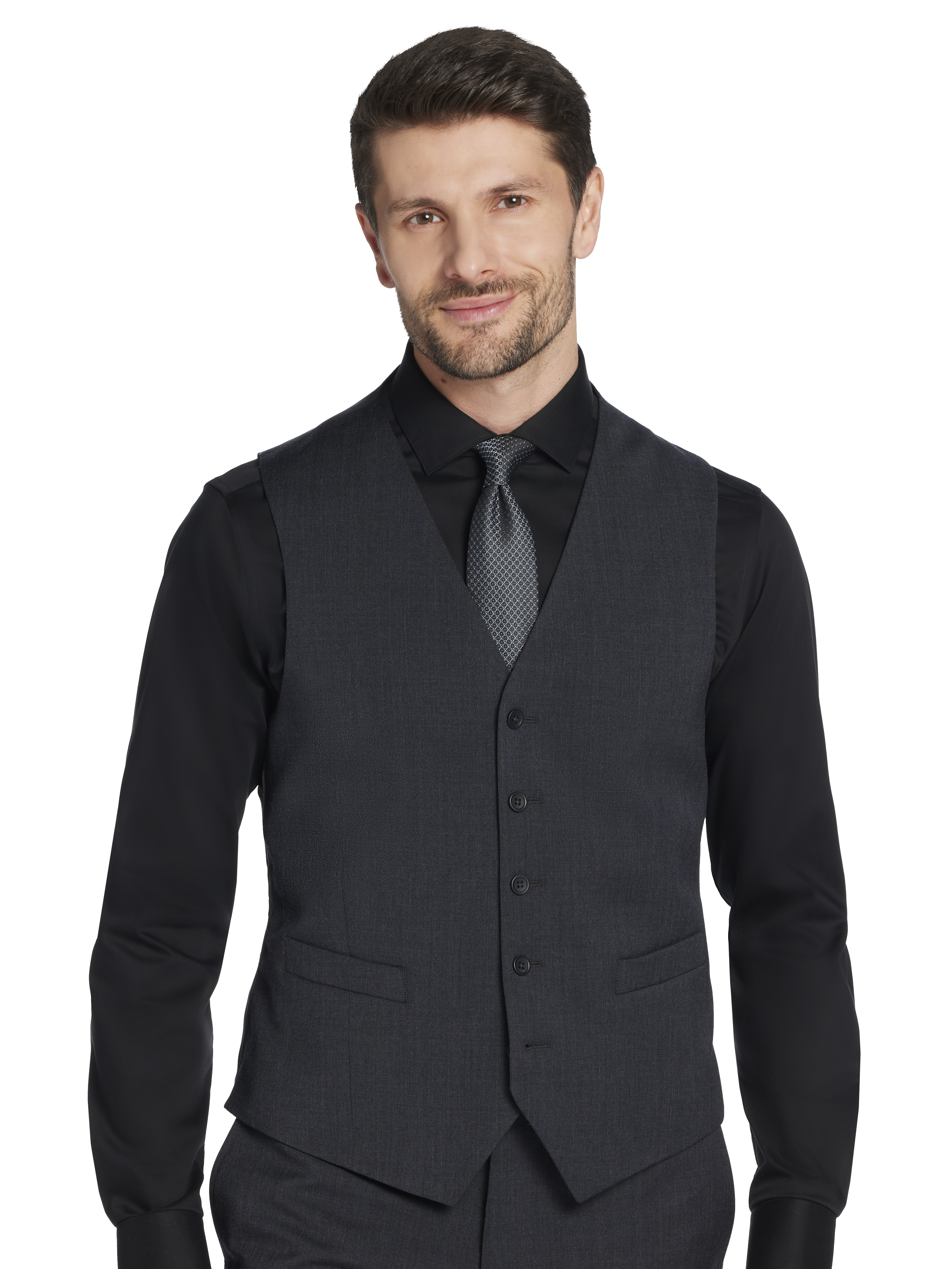 Pronto Uomo Platinum Classic Fit Suit Vest, Charcoal Gray | Men's