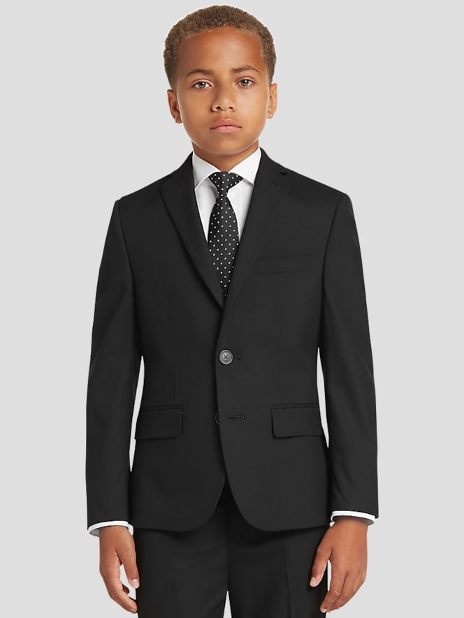 Joseph Abboud Boys Slim Fit Notch Lapel 3-Piece Suit