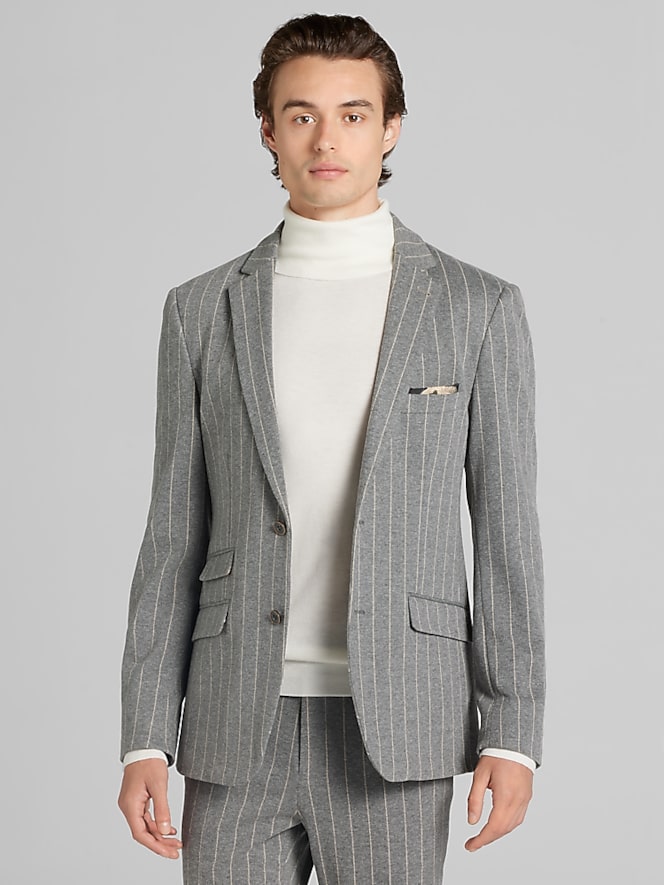 Paisley &Amp; Gray Slim Fit Stripe Suit