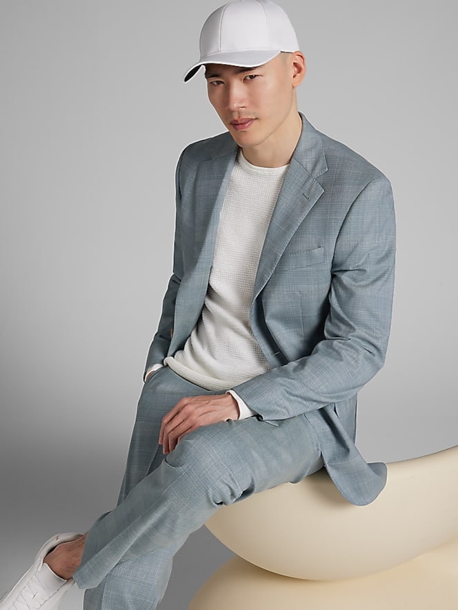 Joseph Abboud Modern Fit Plaid Suit Jacket