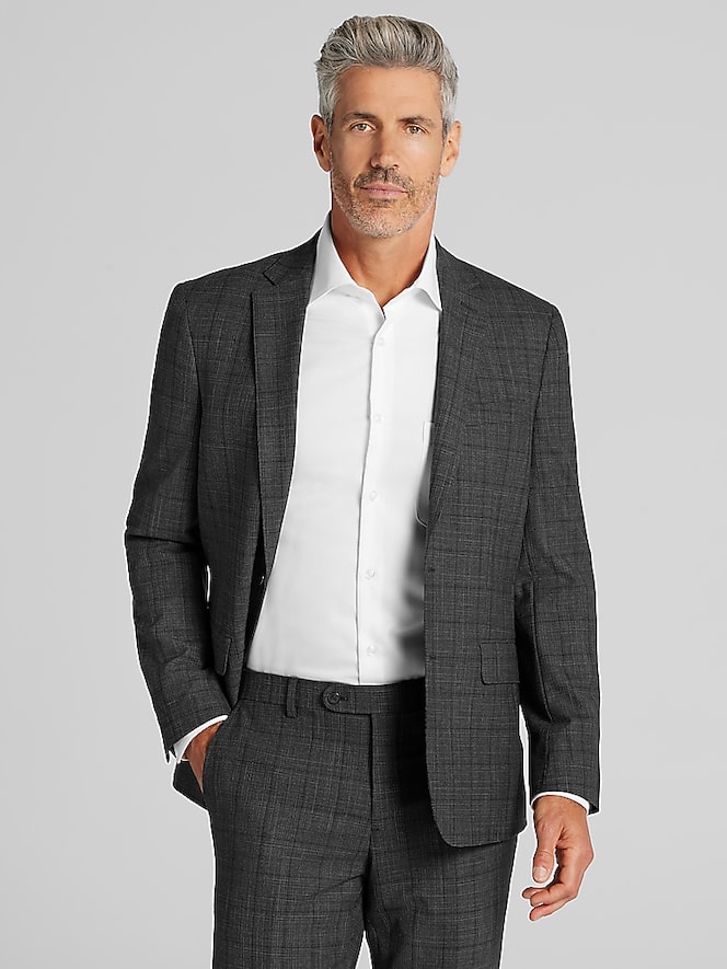 JOE Joseph Abboud Slim Fit Windowpane Suit