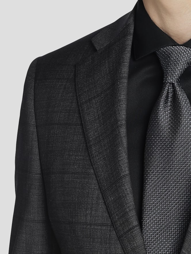 Calvin Klein Extreme Slim Fit Windowpane Suit