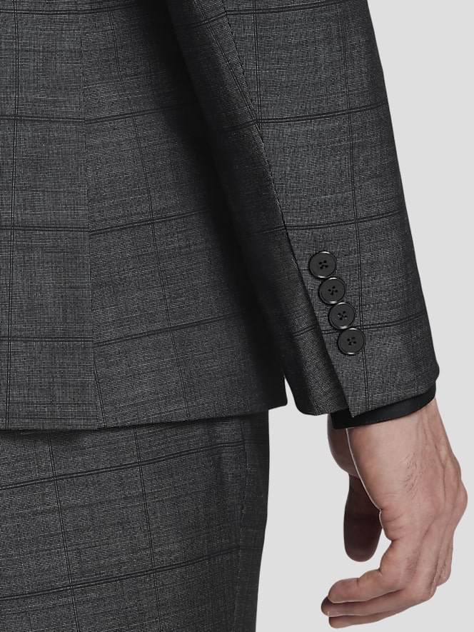 Calvin Klein Extreme Slim Fit Windowpane Suit