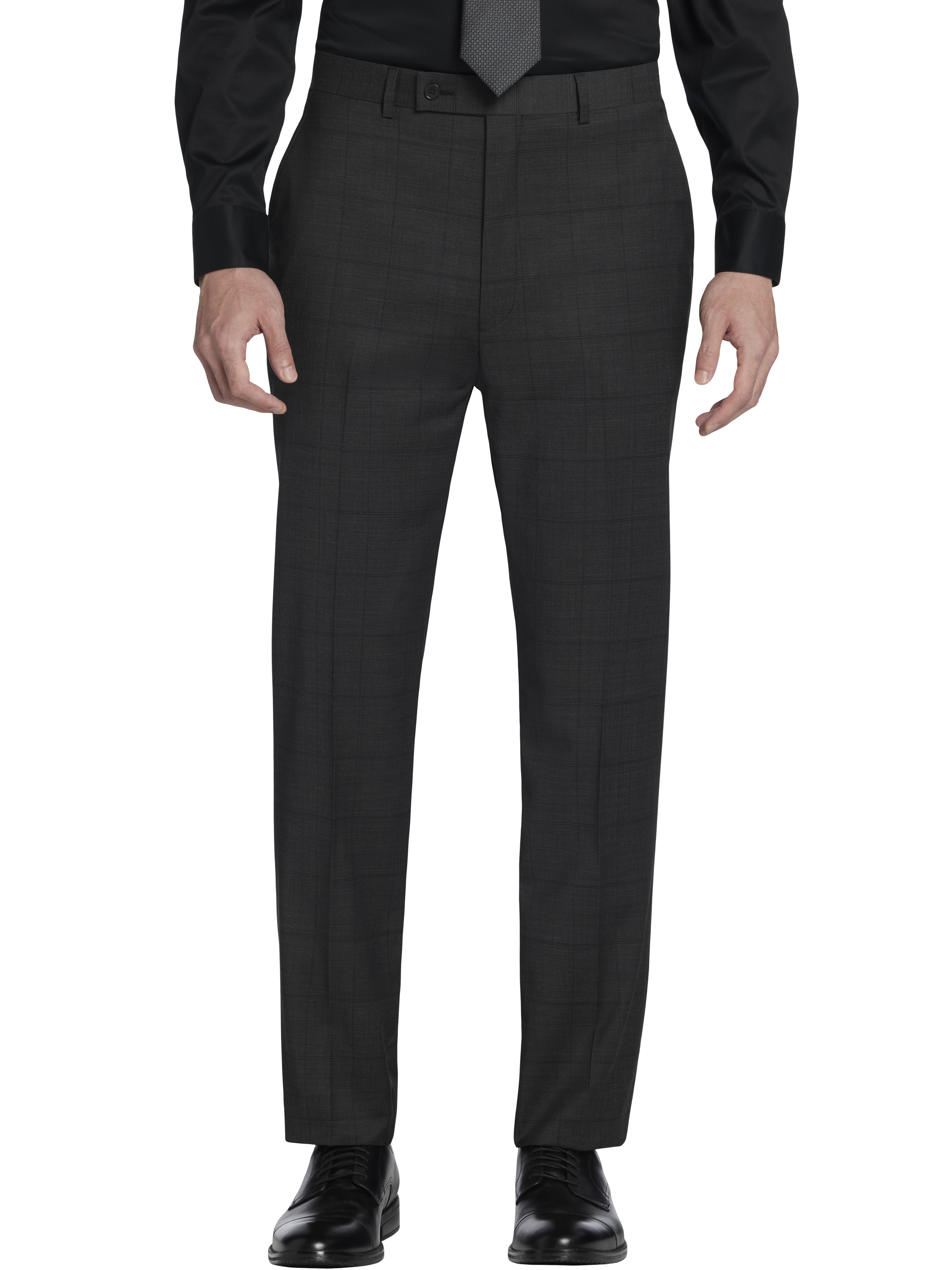 Extreme Slim Fit Windowpane Suit