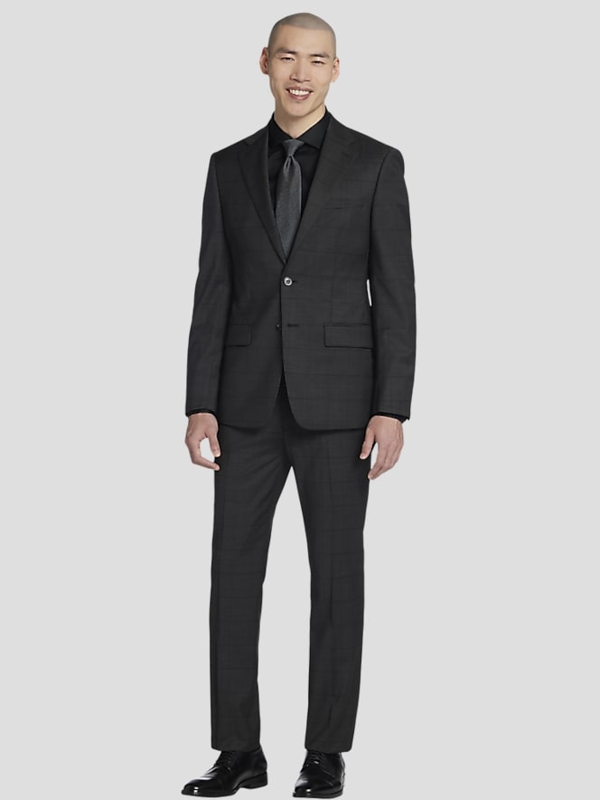 Calvin Klein Extreme Slim Fit Windowpane Suit
