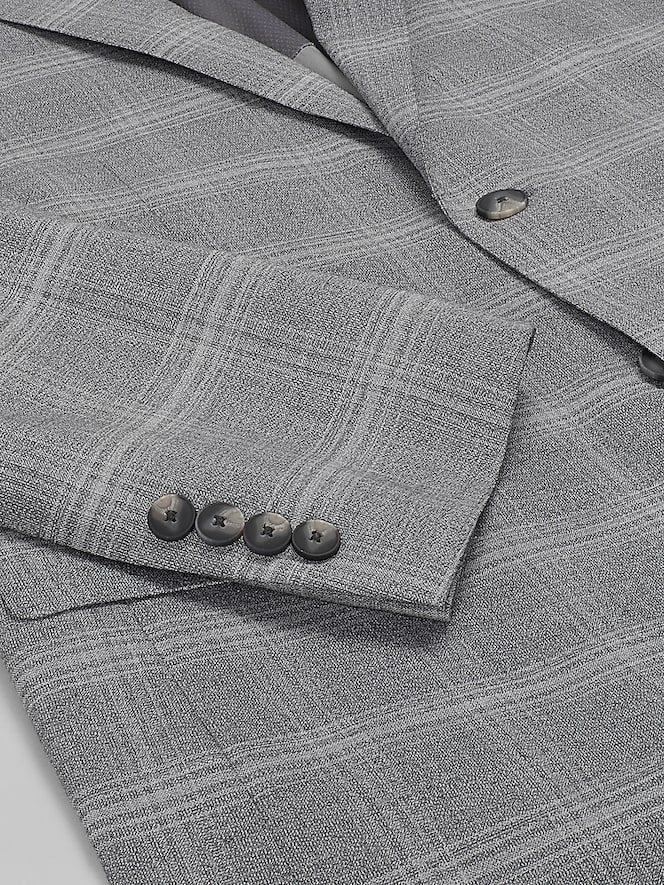 Awearness Kenneth Cole Modern Fit Plaid Suit Jacket
