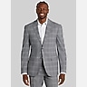 Awearness Kenneth Cole Modern Fit Plaid Suit Jacket