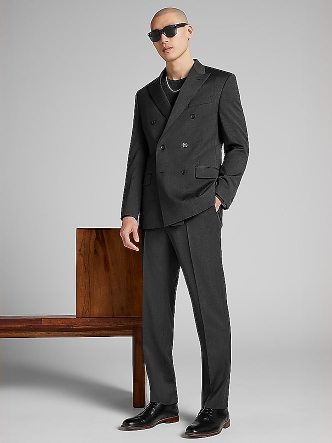 Pronto Uomo Platinum Modern Fit Premium Wool-Blend Suit
