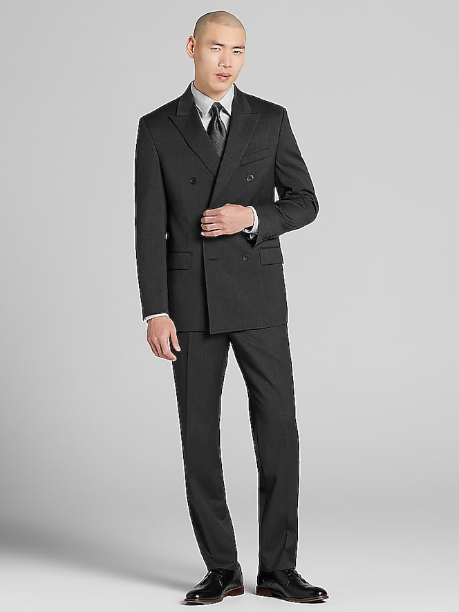 Pronto Uomo Platinum Modern Fit Premium Wool-Blend Suit