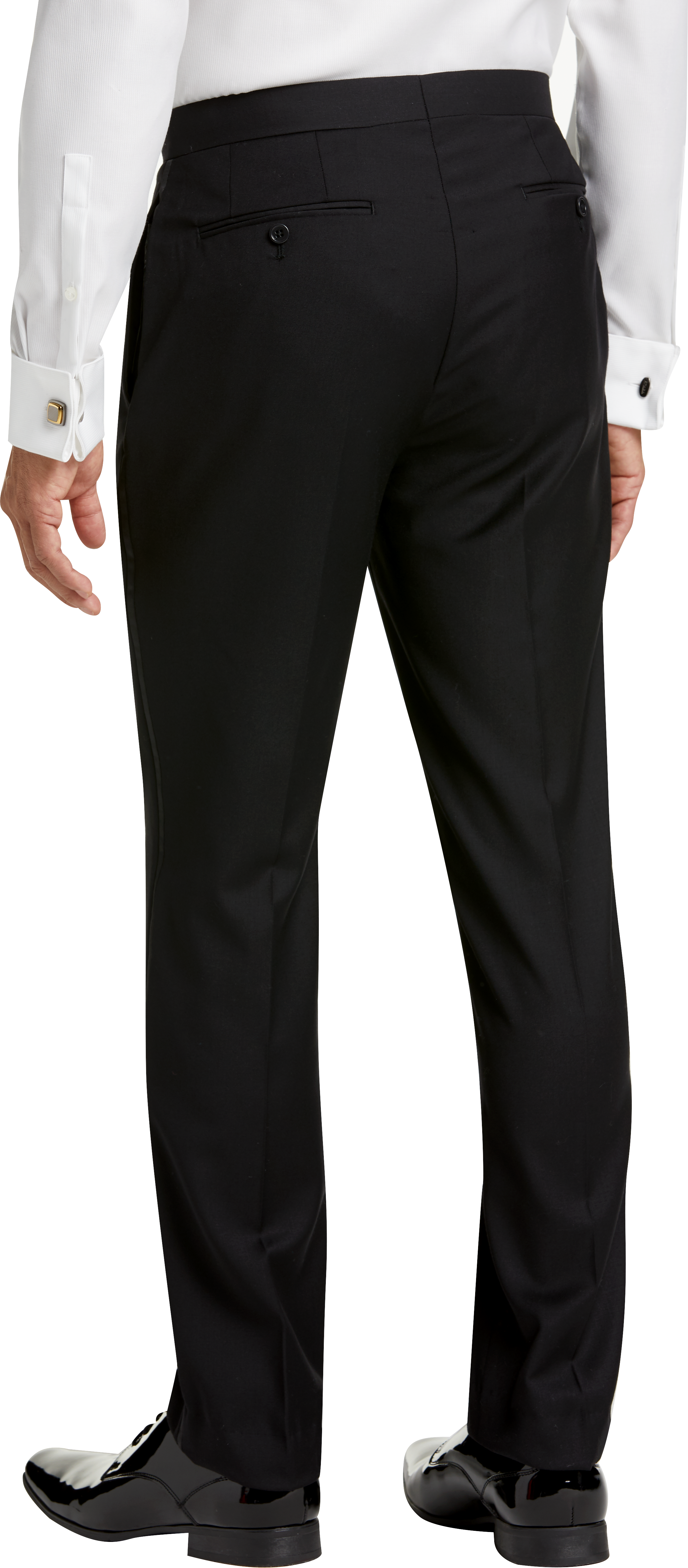 Slim Fit Wool Double-Breasted Peak Lapel Tuxedo
