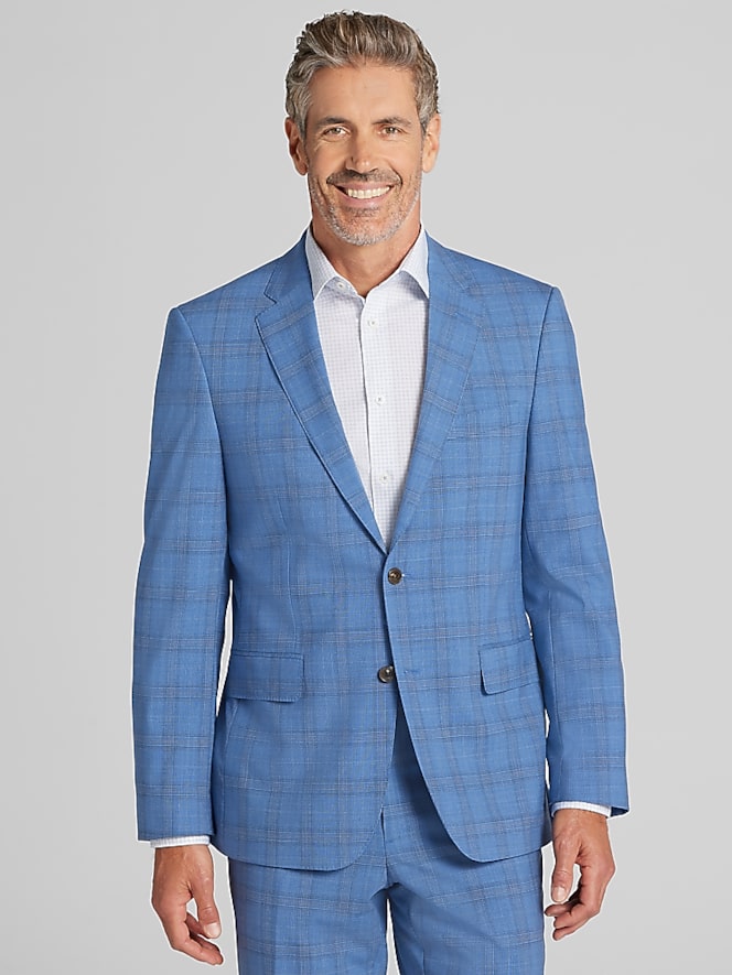 Joseph Abboud Classic Fit Plaid Sport Coat