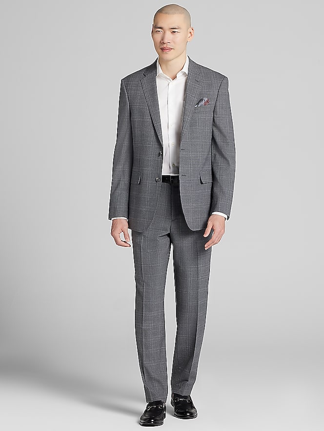 Joseph Abboud Classic Fit Plaid Sport Coat