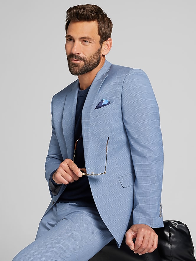 Wilke-Rodriguez Slim Fit Check Suit