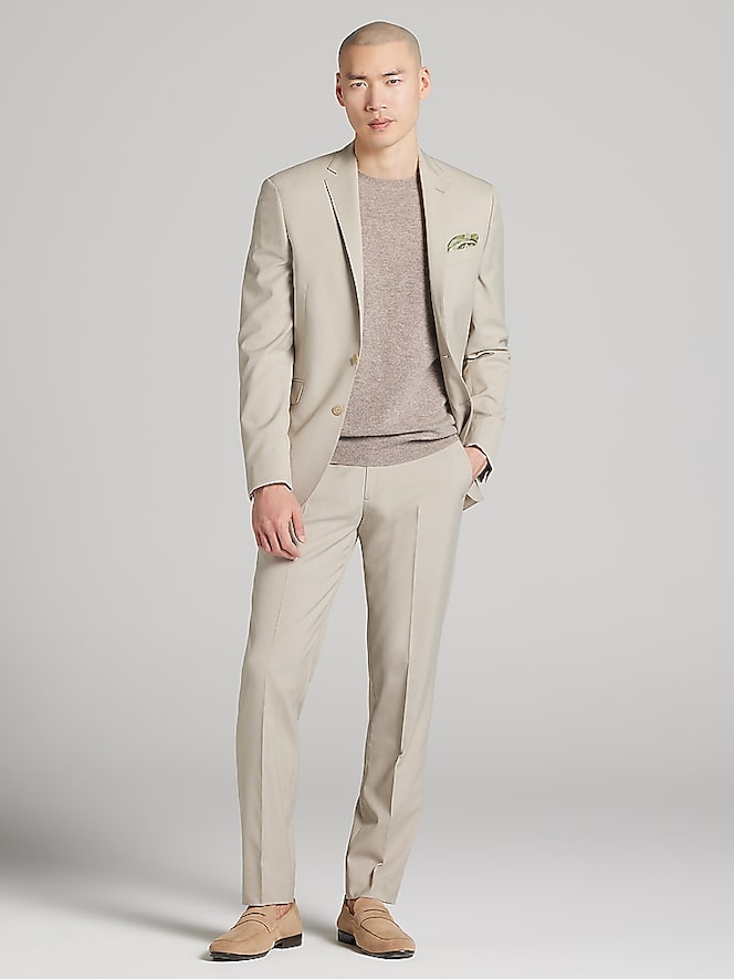 Wilke-Rodriguez Slim Fit Solid Suit